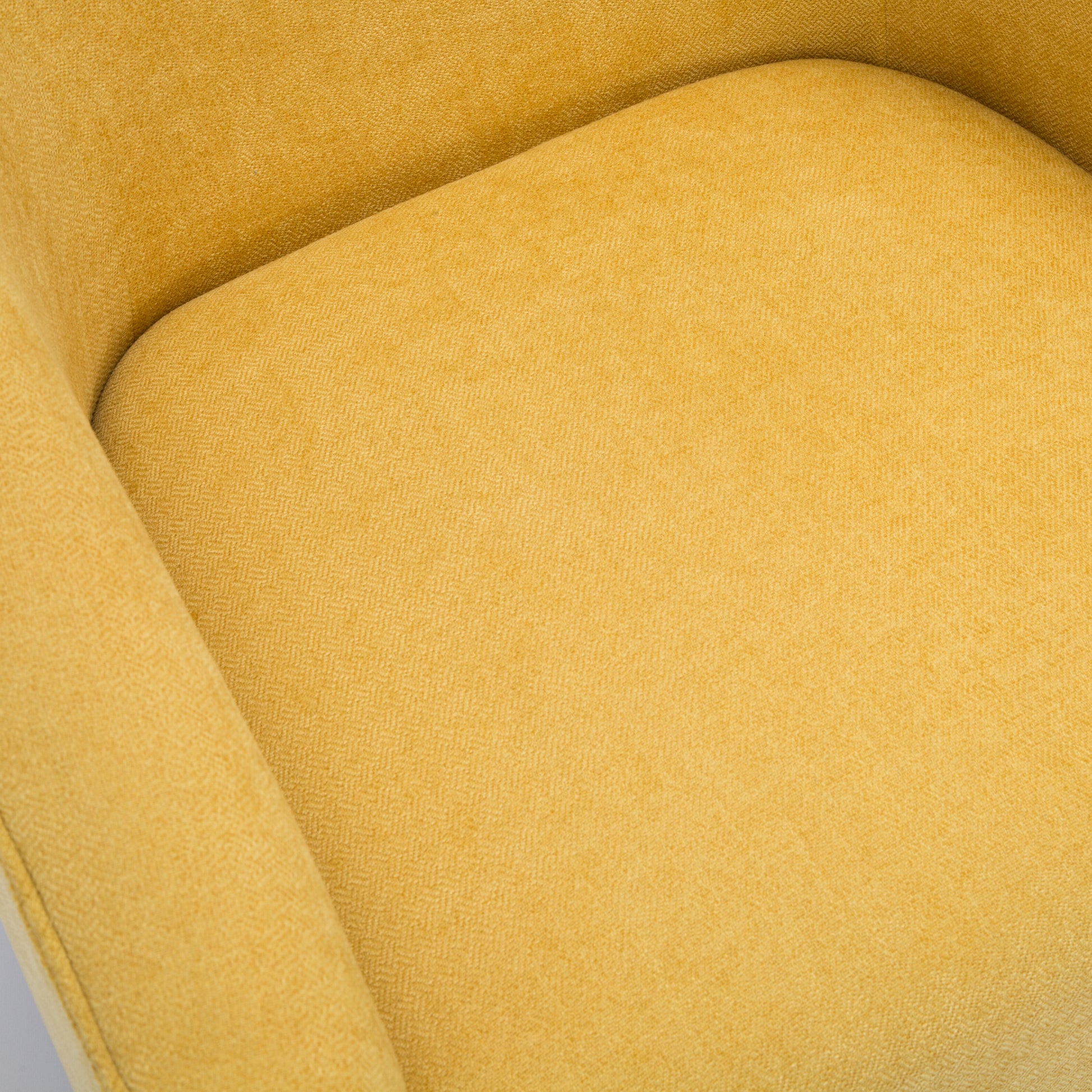 Garland Goldenrod Wood Base Swivel Chair golden-foam-polyester