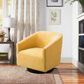 Garland Goldenrod Wood Base Swivel Chair golden-foam-polyester