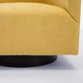 Garland Goldenrod Wood Base Swivel Chair golden-foam-polyester