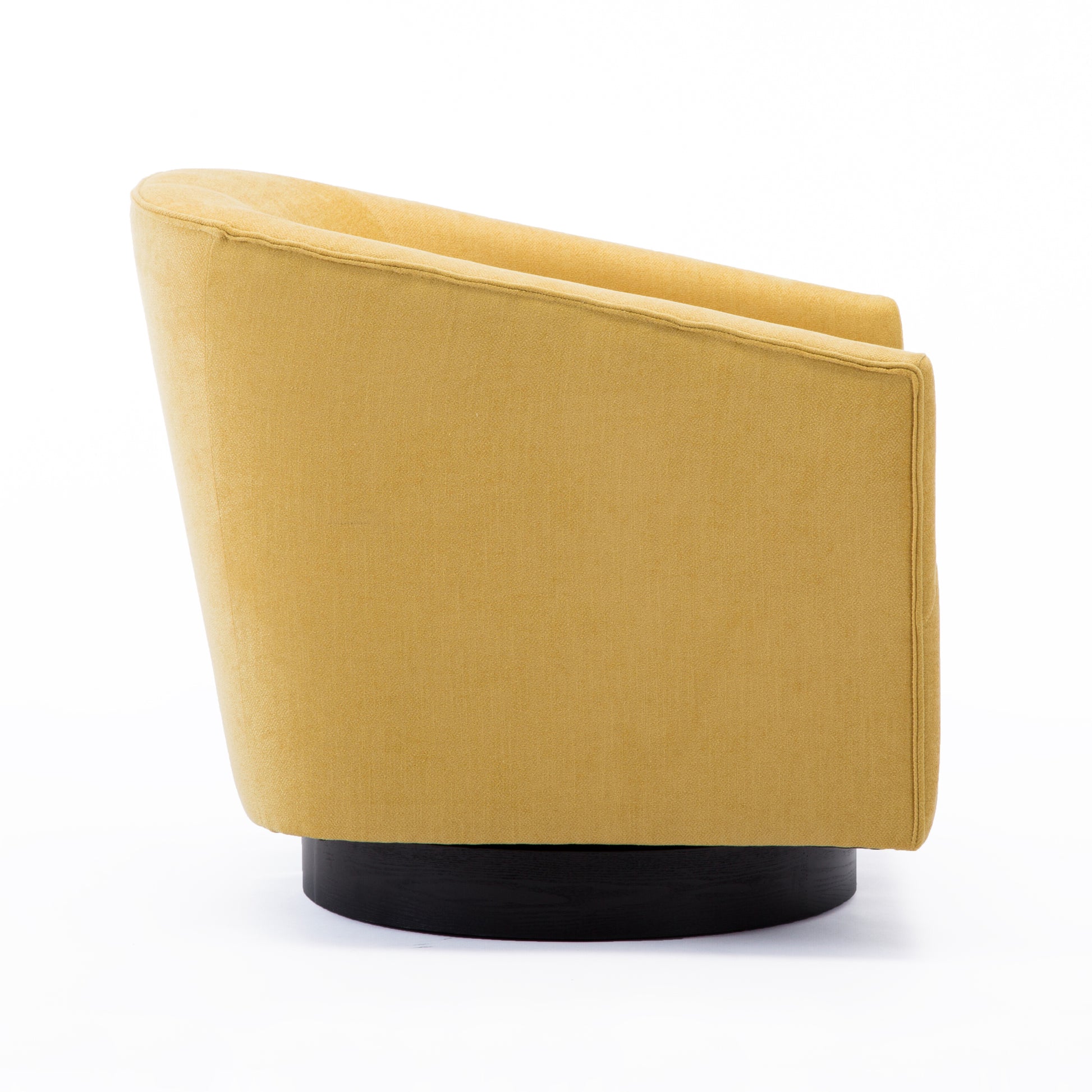 Garland Goldenrod Wood Base Swivel Chair golden-foam-polyester