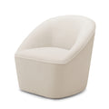 Anson Boucle Swivel Chair off white-foam-fabric