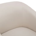 Earl Linen Skirted Swivel Chair natural-foam-polyester