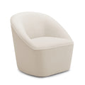 Anson Boucle Swivel Chair off white-foam-fabric