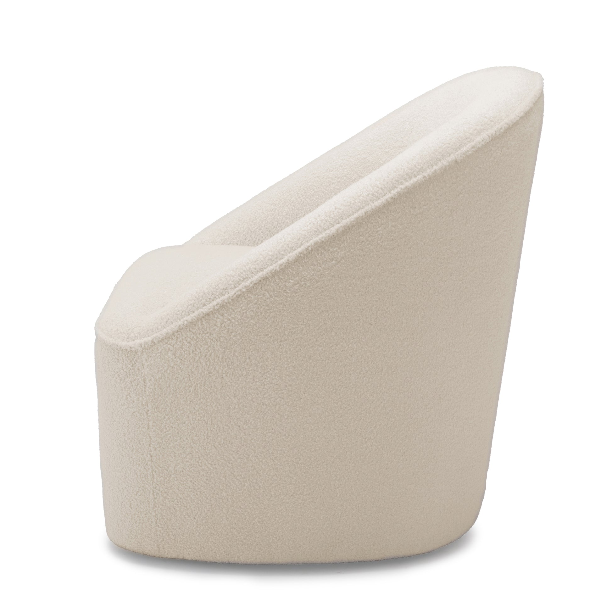 Anson Boucle Swivel Chair off white-foam-fabric