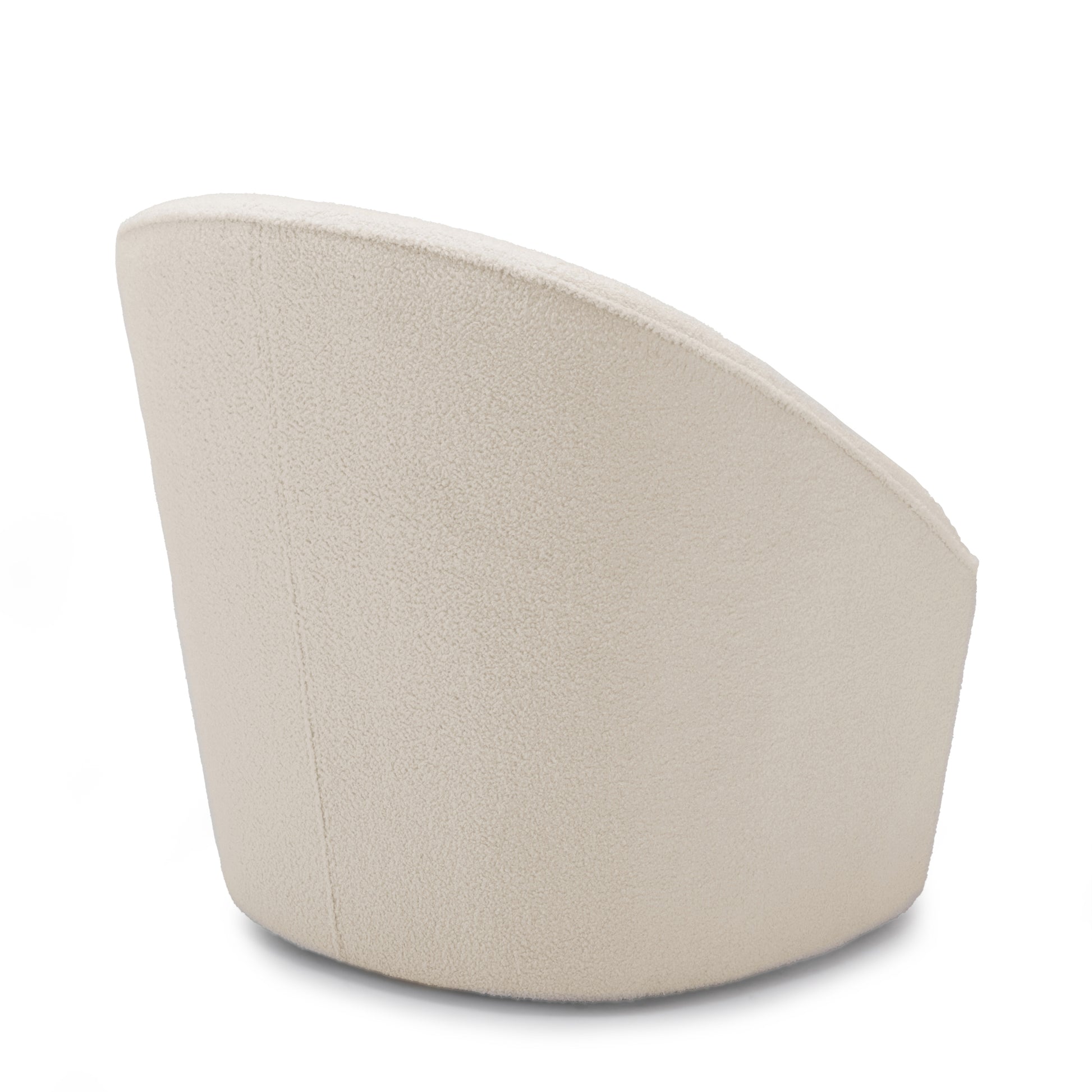 Anson Boucle Swivel Chair off white-foam-fabric