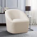 Anson Boucle Swivel Chair off white-foam-fabric