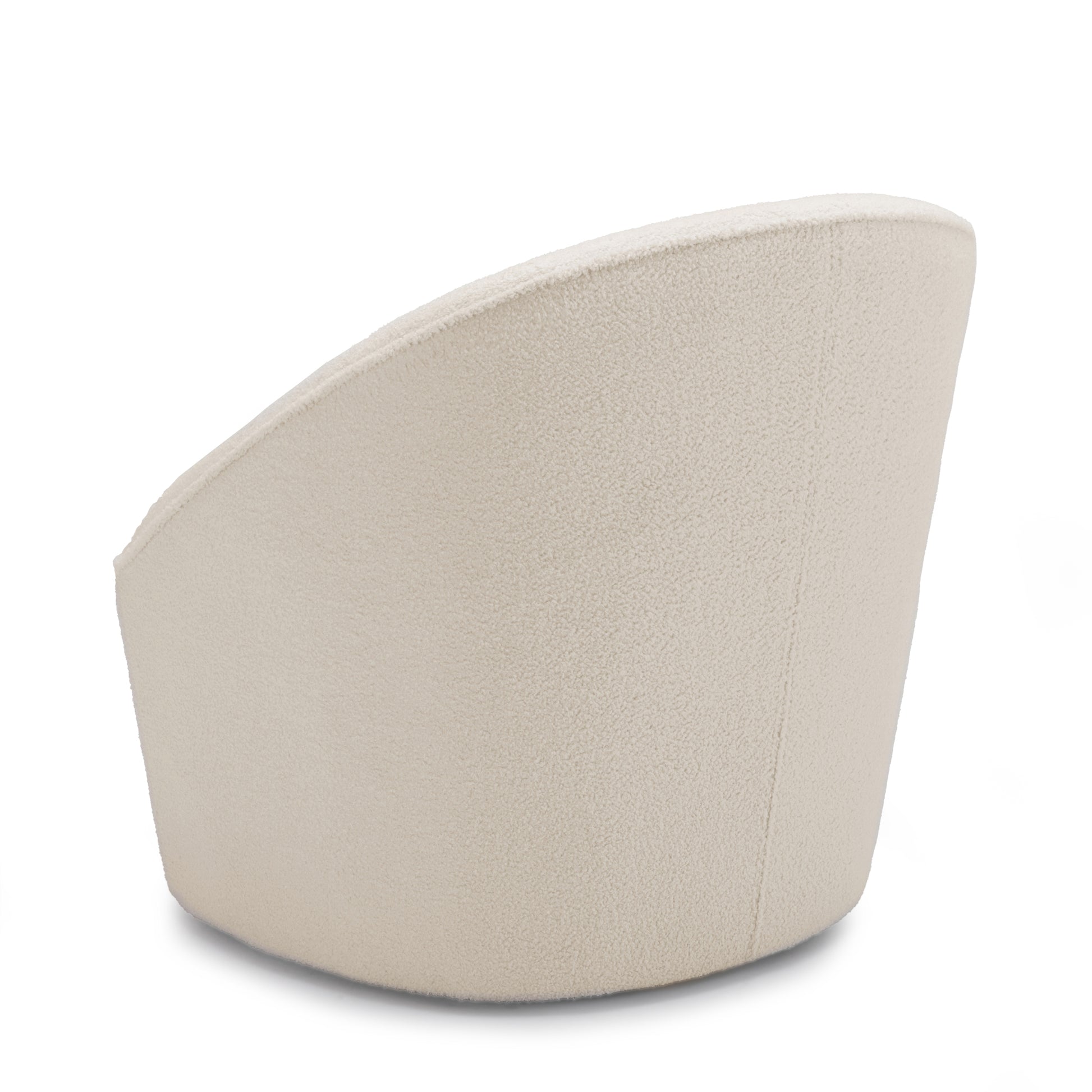 Anson Boucle Swivel Chair off white-foam-fabric