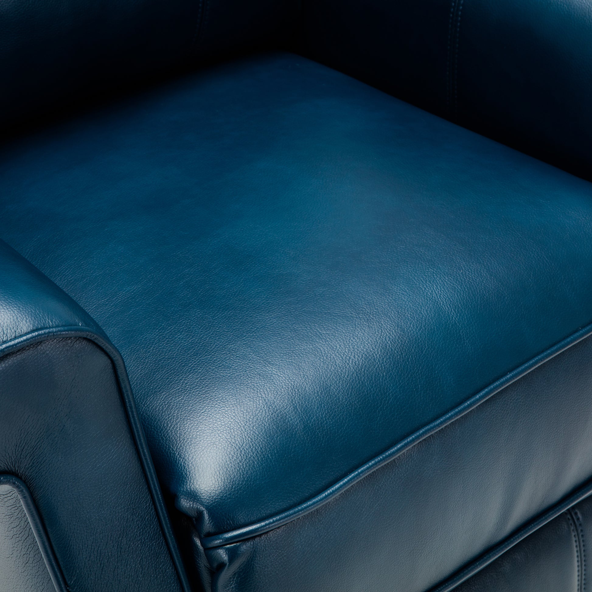 Landis Navy Blue Traditional Lift Chair navy blue-foam-pu leather