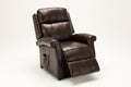 Landis Brown Traditional Lift Chair brown-foam-pu leather