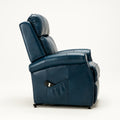 Landis Navy Blue Traditional Lift Chair navy blue-foam-pu leather