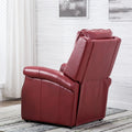 Landis Red Traditional Lift Chair red-foam-pu leather