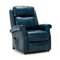 Landis Navy Blue Traditional Lift Chair navy blue-foam-pu leather