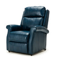 Landis Navy Blue Traditional Lift Chair navy blue-foam-pu leather