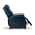 Landis Navy Blue Traditional Lift Chair navy blue-foam-pu leather