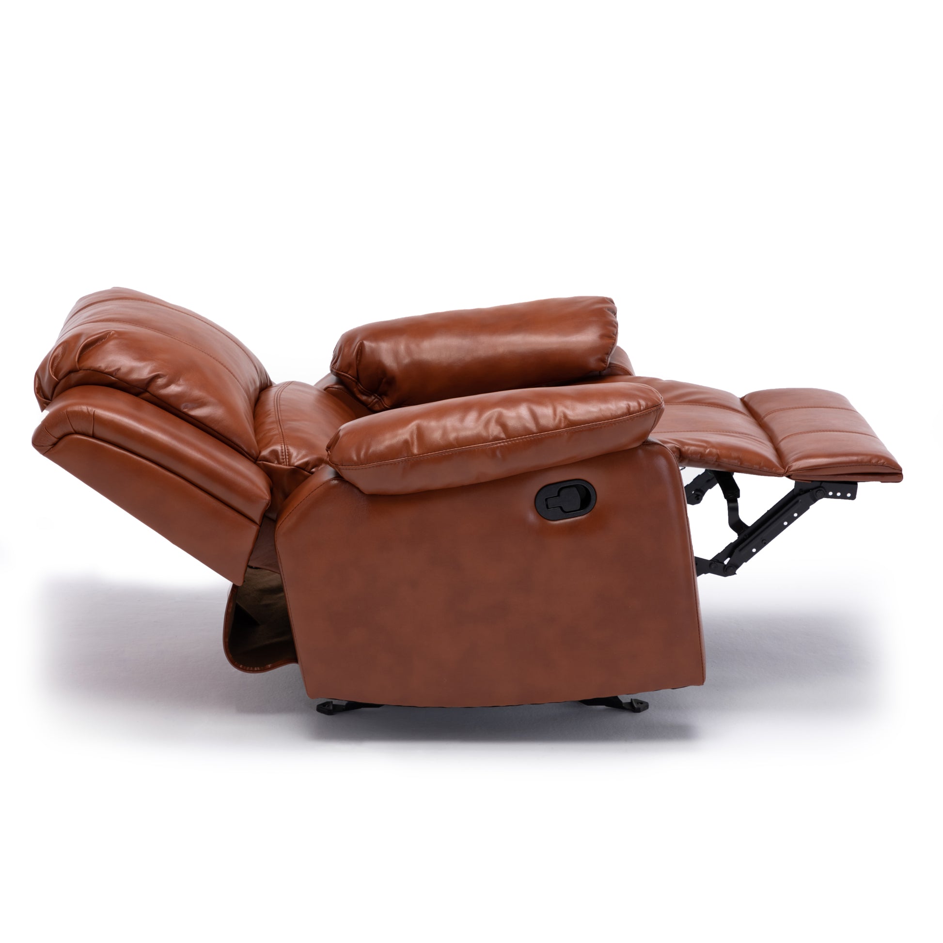 Charlotte Caramel Leather Gel Recliner caramel-foam-pu leather