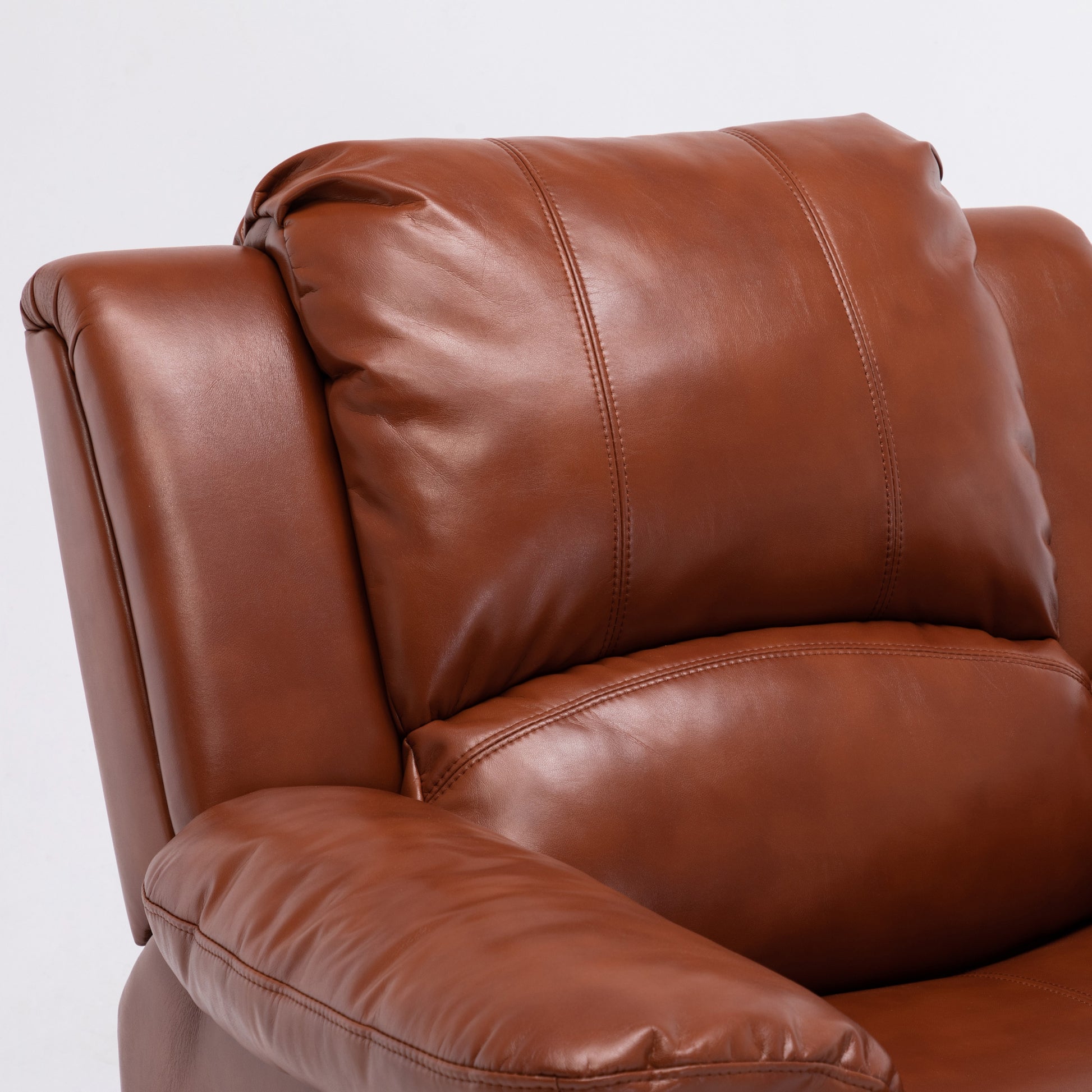 Charlotte Caramel Leather Gel Recliner caramel-foam-pu leather