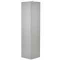 Tall Bathroom Corner Cabinet, Freestanding Storage gray-mdf