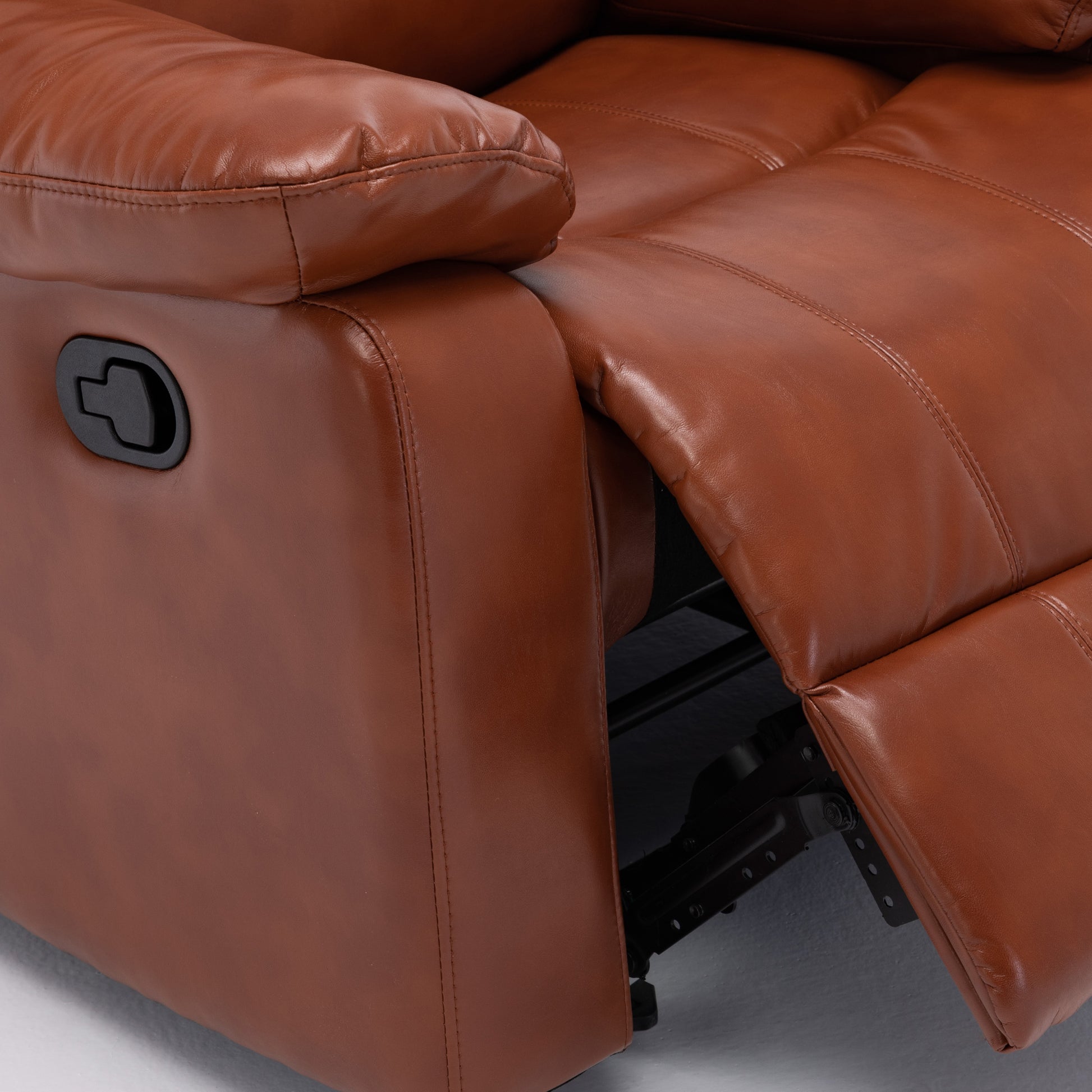 Charlotte Caramel Leather Gel Recliner caramel-foam-pu leather