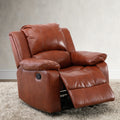 Charlotte Caramel Leather Gel Recliner caramel-foam-pu leather