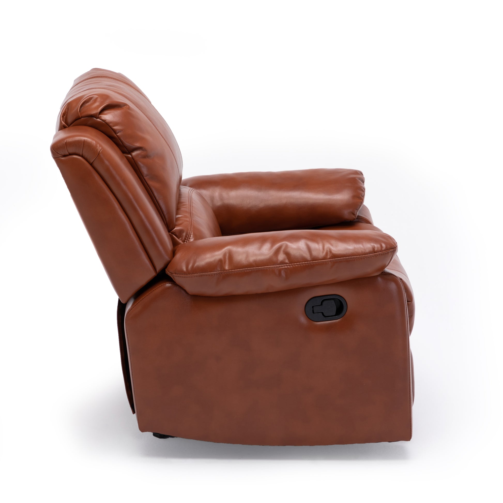 Charlotte Caramel Leather Gel Recliner caramel-foam-pu leather