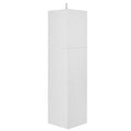 Tall Bathroom Corner Cabinet, Freestanding Storage white-mdf