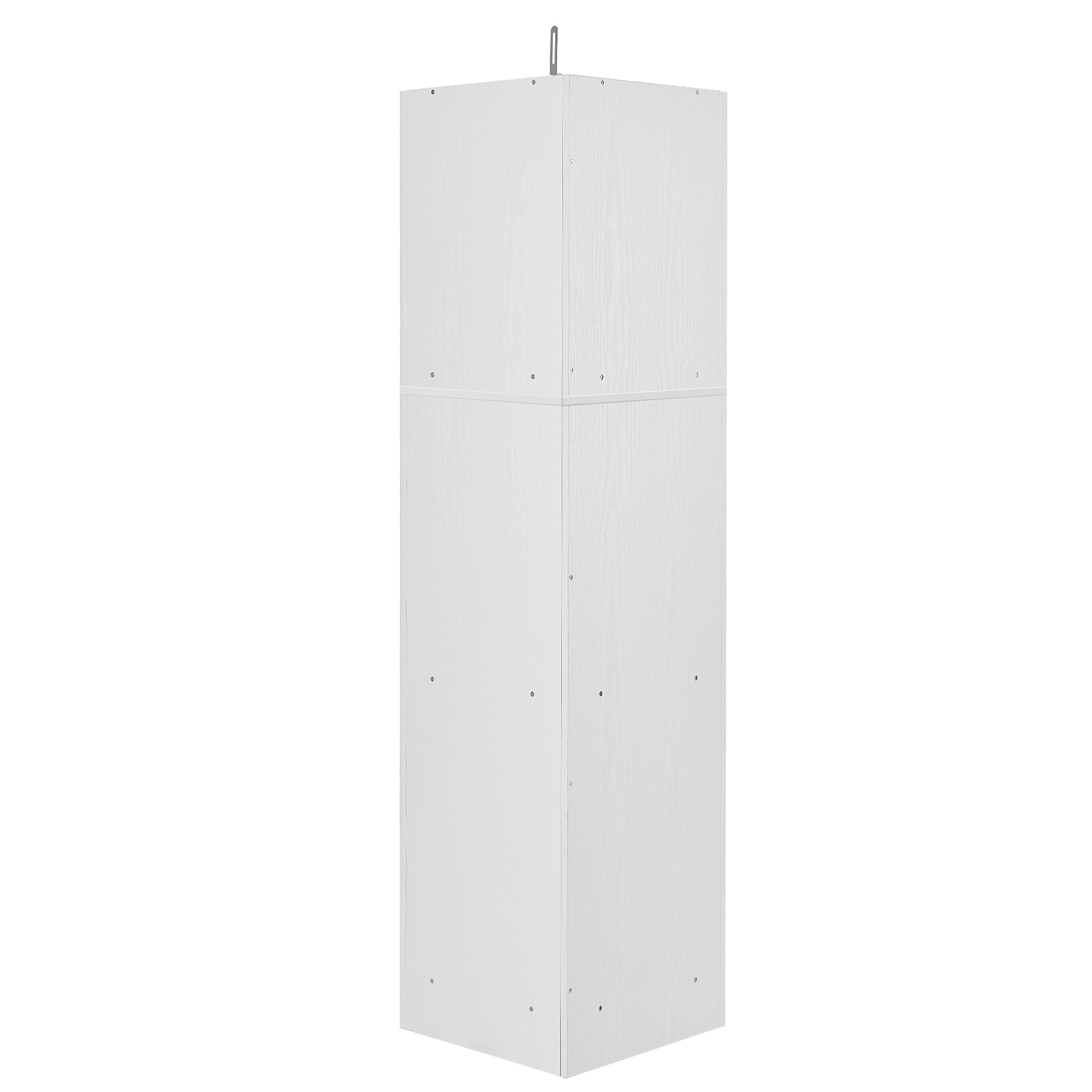 Tall Bathroom Corner Cabinet, Freestanding Storage white-mdf