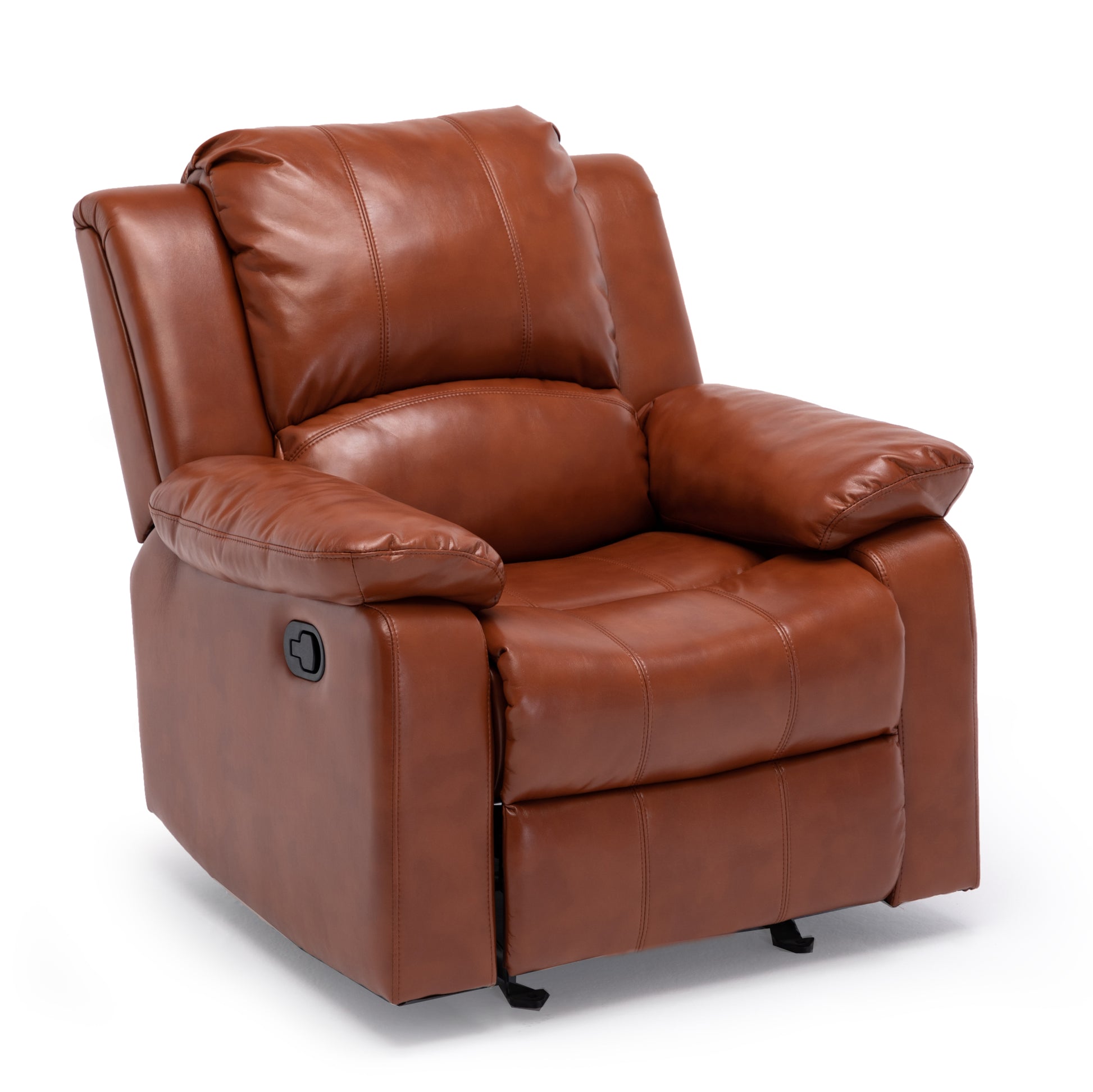 Charlotte Caramel Leather Gel Recliner caramel-foam-pu leather