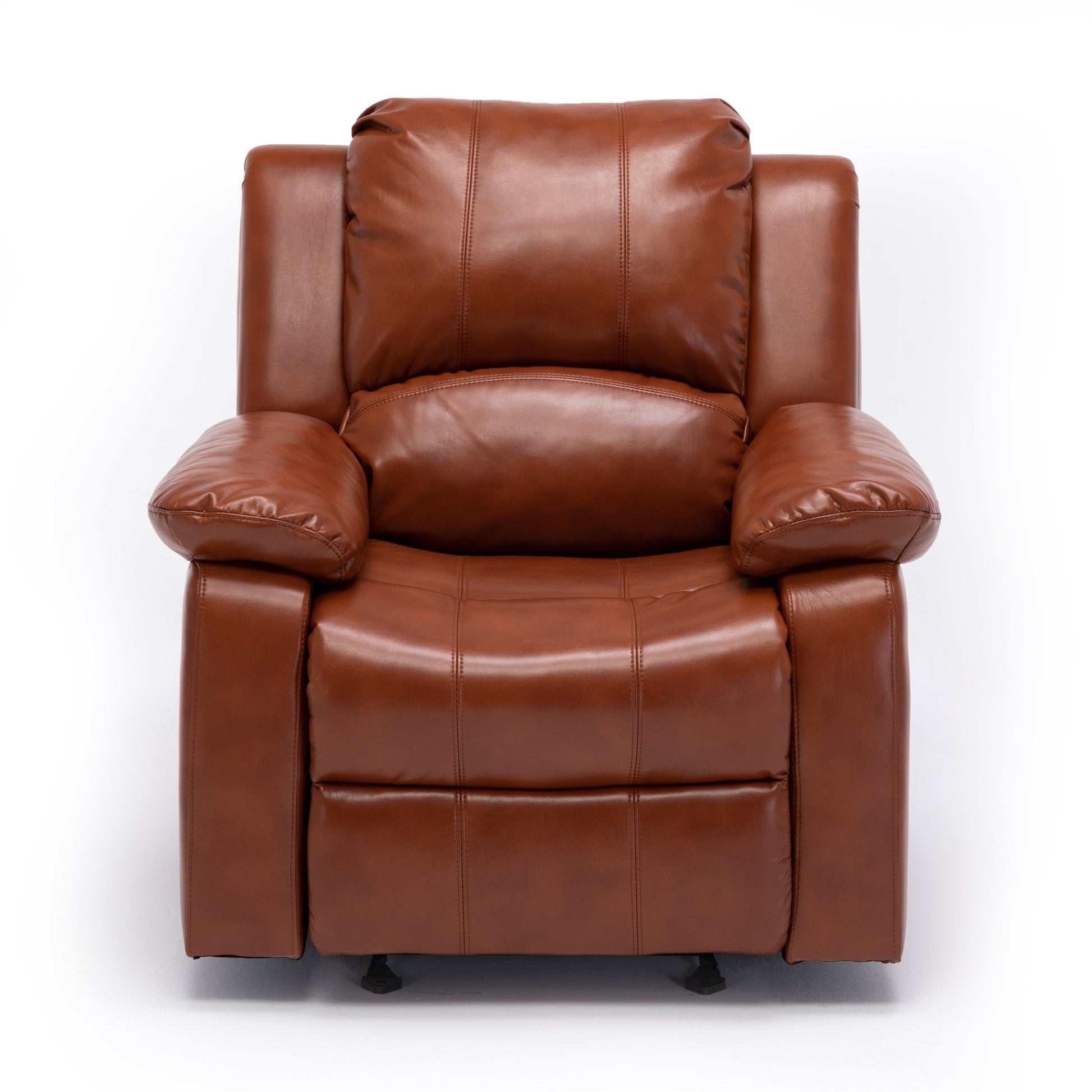 Charlotte Caramel Leather Gel Recliner caramel-foam-pu leather