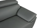 Genuine Leather Chair gray-foam-leather