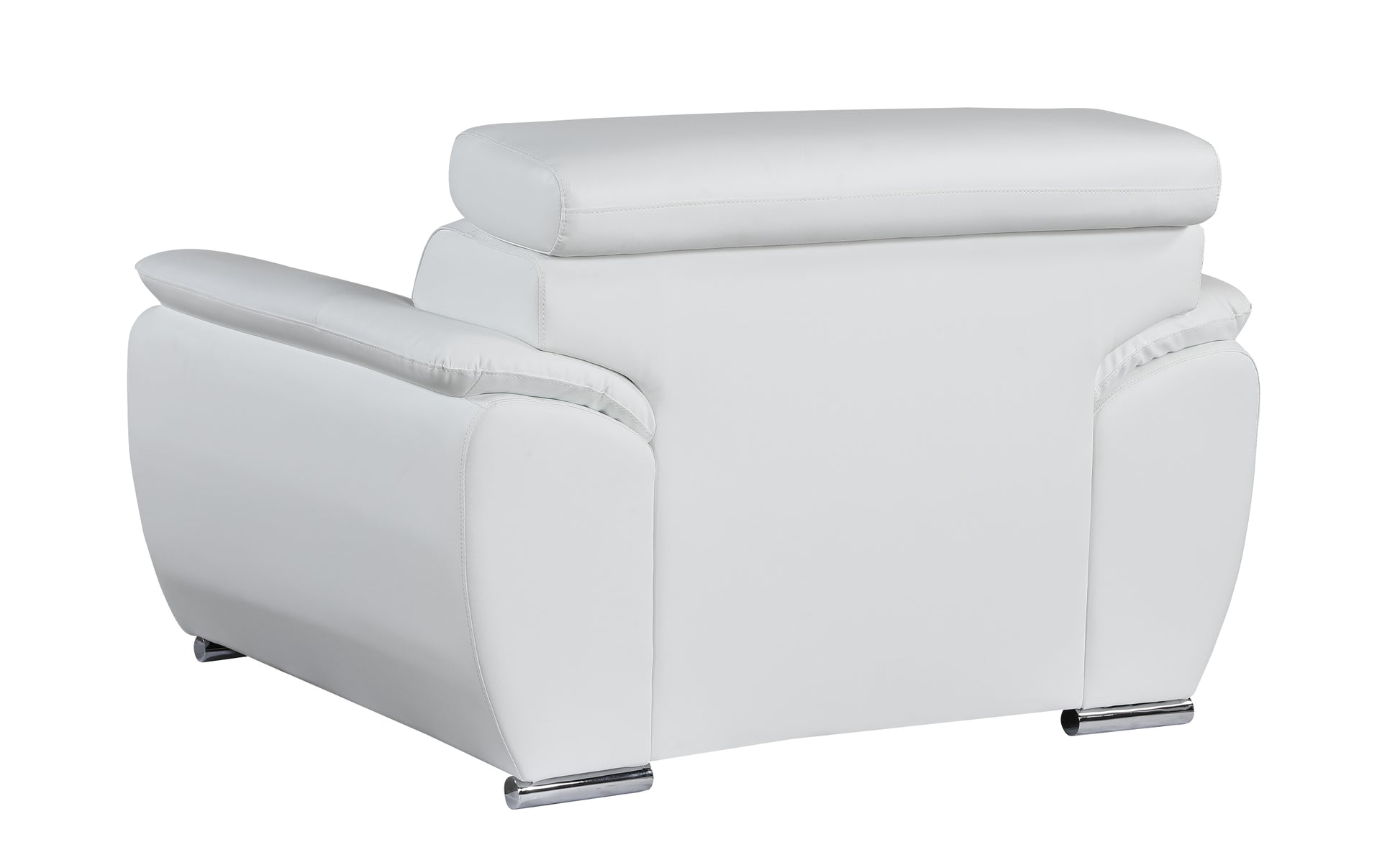 Genuine Leather Chair white-foam-leather