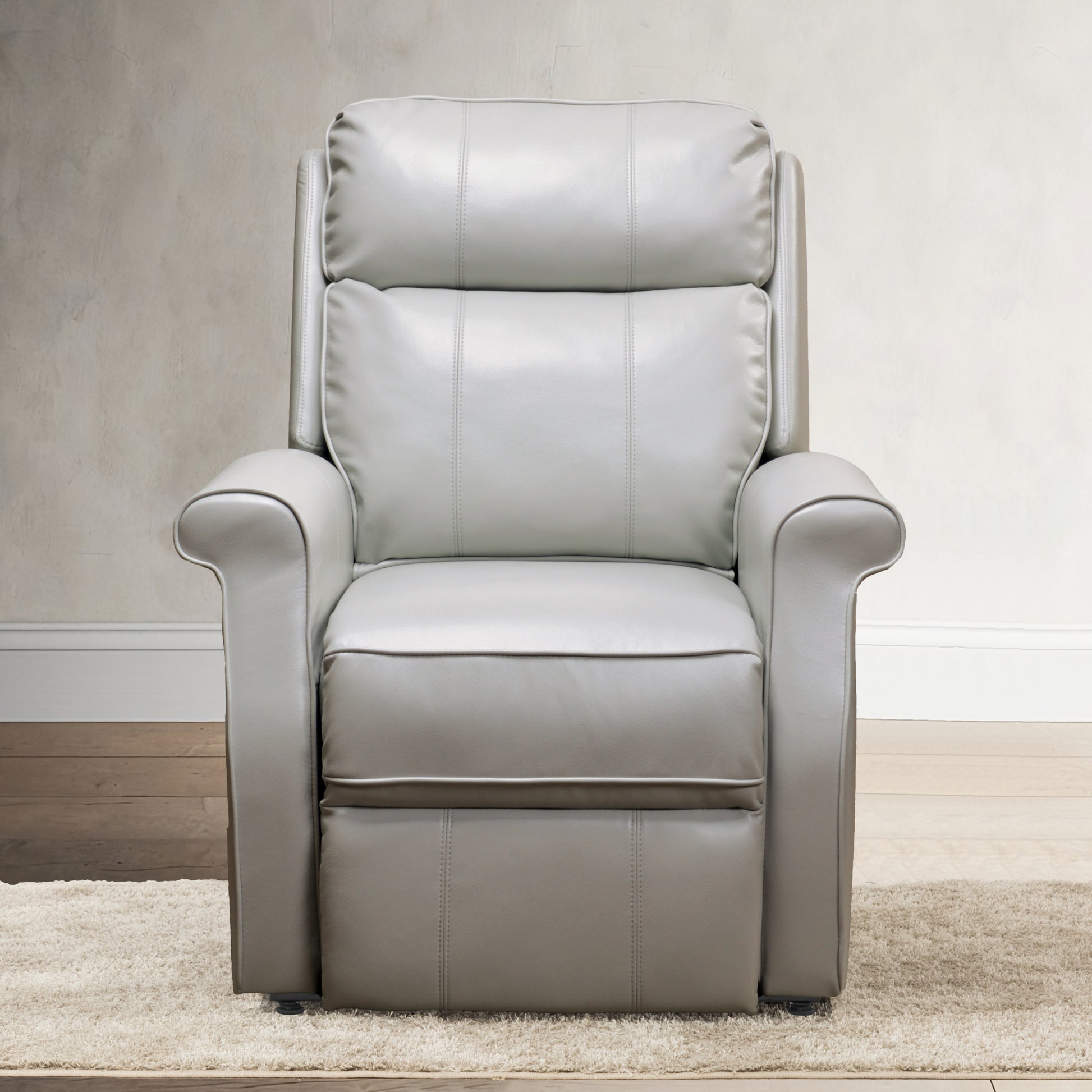 Landis Ivory Traditional Lift Chair ivory-foam-pu leather