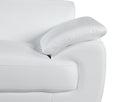 Genuine Leather Chair white-foam-leather