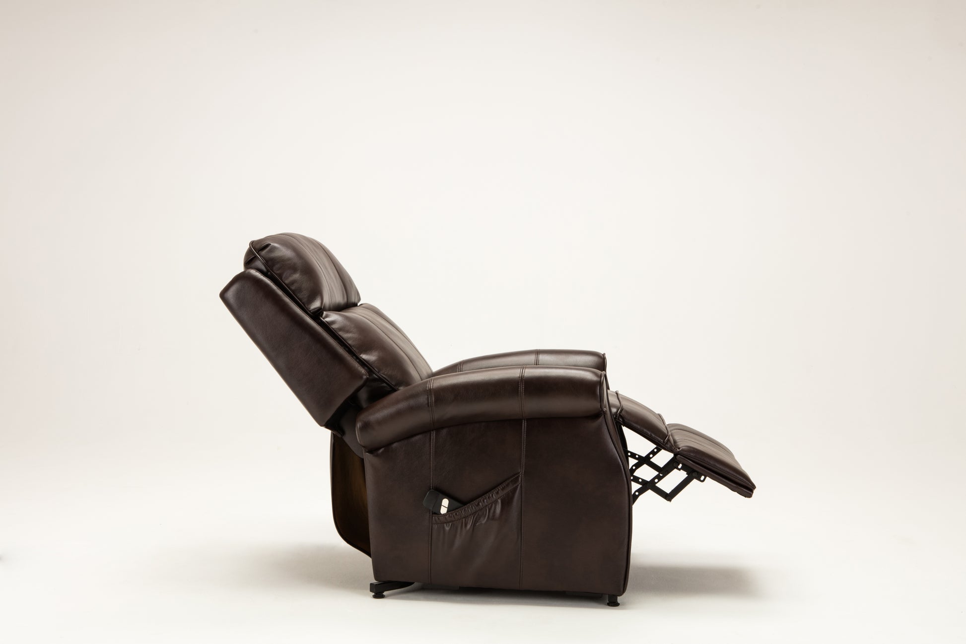 Landis Brown Traditional Lift Chair brown-foam-pu leather