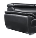 Genuine Leather Chair black-foam-leather