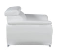 Genuine Leather Chair white-foam-leather