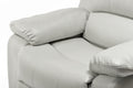 Charlotte Ivory Leather Gel Recliner ivory-foam-pu leather