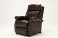 Landis Brown Traditional Lift Chair brown-foam-pu leather