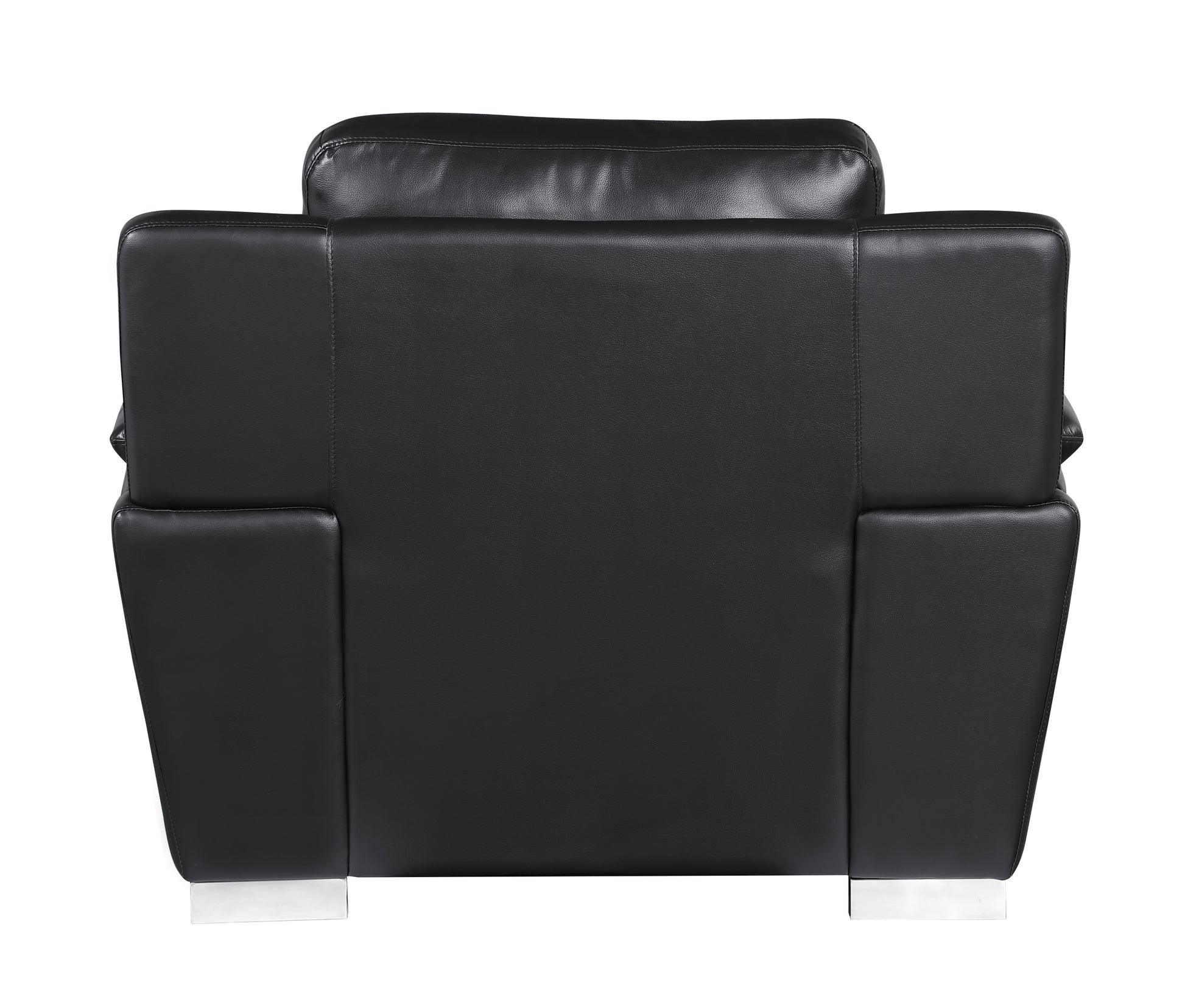 Genuine Leather Chair black-foam-leather