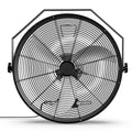 InfiniPower 20 Inch High Velocity Wall Mount Fan with black-metal