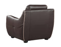 Genuine Leather Chair brown-foam-leather