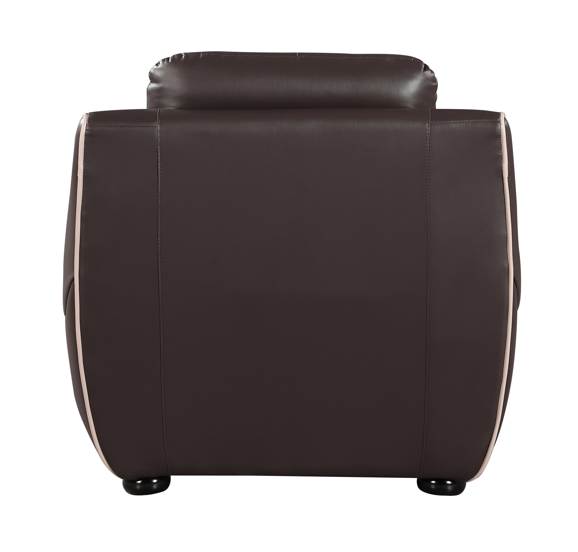 Genuine Leather Chair brown-foam-leather