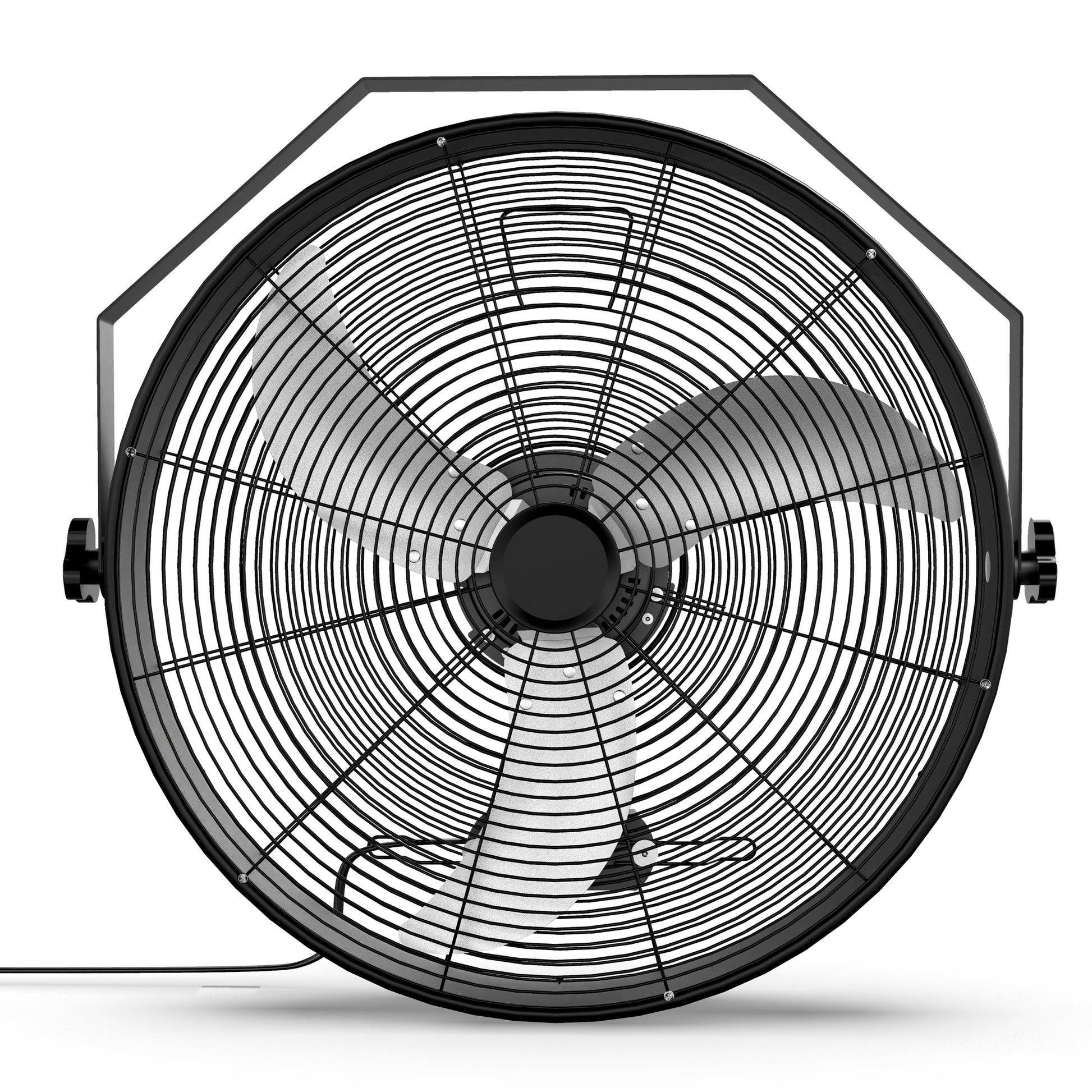 InfiniPower 18 Inch High Velocity Wall Mount Fan with black-metal