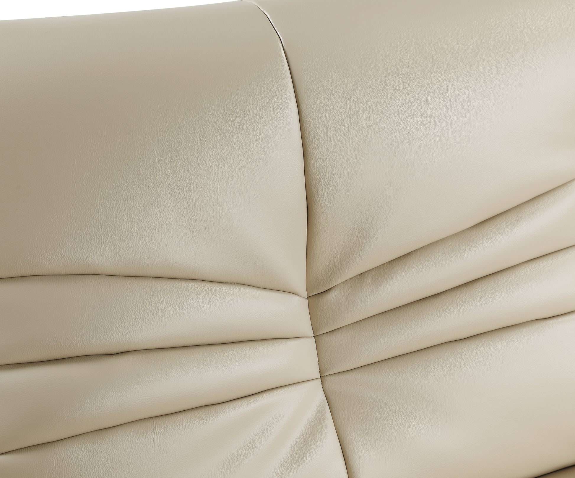 Genuine Leather Chair beige-foam-leather