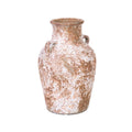 Artisan Ceramic Aged Terracotta Vase Country