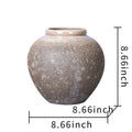 Vintage Sand Ceramic Vase 8.7