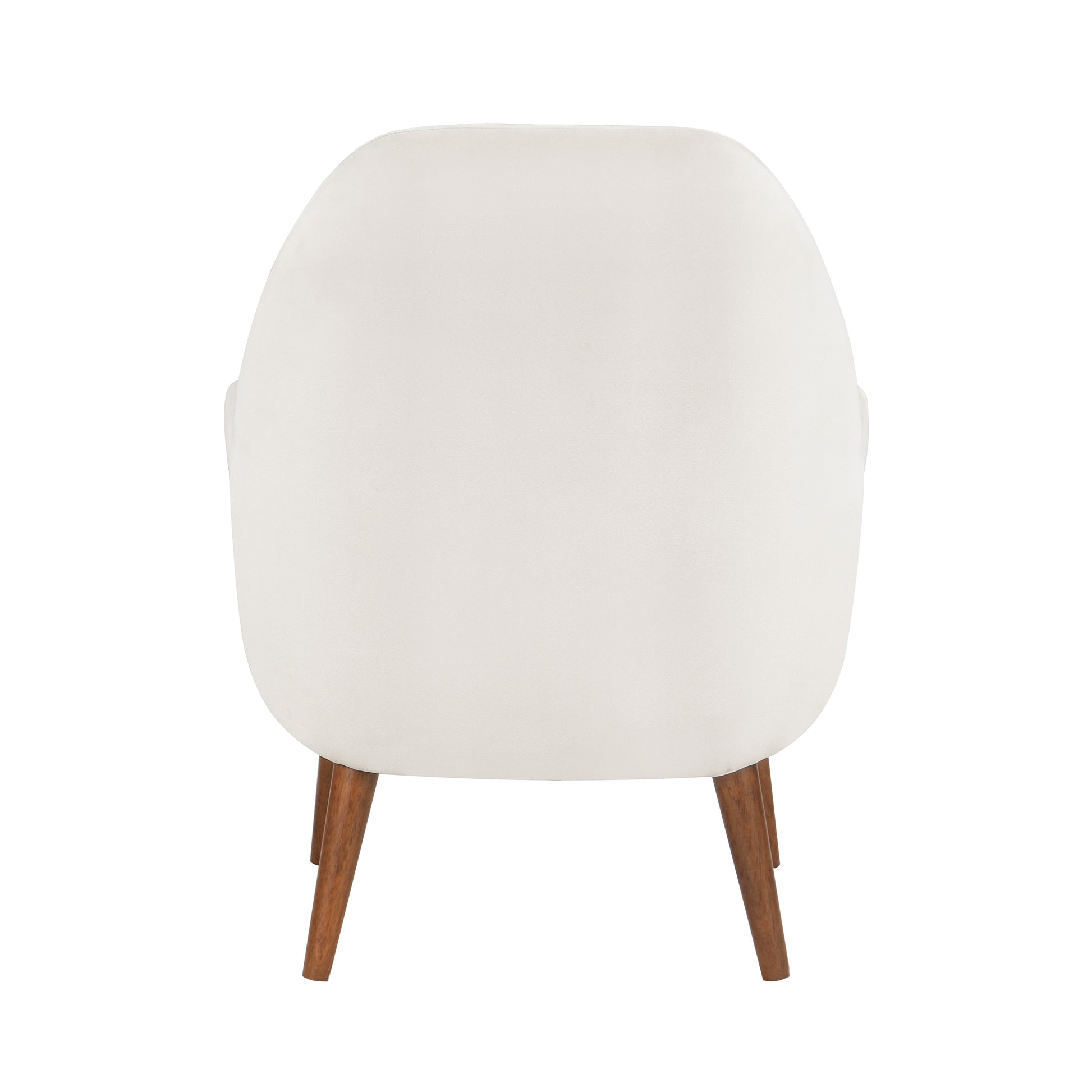 Astrid Mid Century Sea Oat Velvet Arm Chair beige-foam-velvet