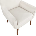 Astrid Mid Century Sea Oat Velvet Arm Chair beige-foam-velvet