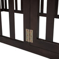 Twin Size Wood Floor Bed Frame With Fence And