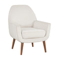 Astrid Mid Century Sea Oat Velvet Arm Chair beige-foam-velvet