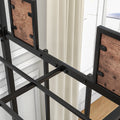 Twin Over Twin Size Metal Bunk Bed Black - Box